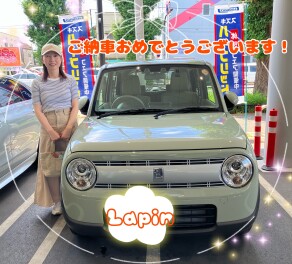 Lapinご納車させていただきました✨